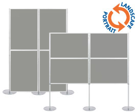 4 Panel Modular Display - 1000 x 700mm Boards