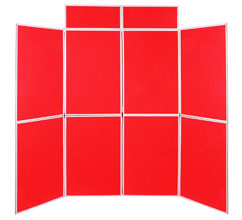 8 Panel Folding Display Boards - 1000 x 700mm