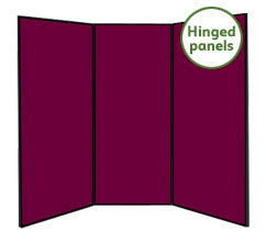 Jumbo 3 Panel Folding Display Boards
