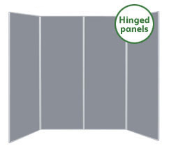 Jumbo 4 Panel Folding Display Boards