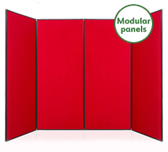 Jumbo 4 Panel Modular Display Boards