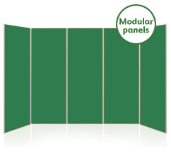 Jumbo 5 Panel Modular Display Boards