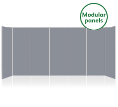 Jumbo 7 Panel Modular Display Boards
