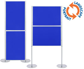 2 Panel Modular Display Boards - 1000 x 700mm