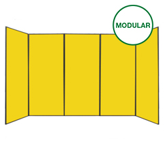 Jumbo 5 Panel Modular Display Boards