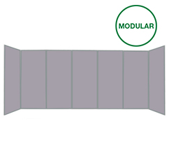 Jumbo 7 Panel Modular Display Boards