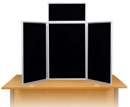 Maxi Desktop Display Boards Aluminium Frame