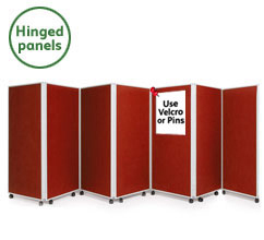 7 Panel Concertina Screen 1500mm (h)