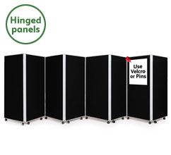 8 Panel Concertina Screen 1500mm (h)