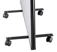 Wheeled Castors for Office Screens